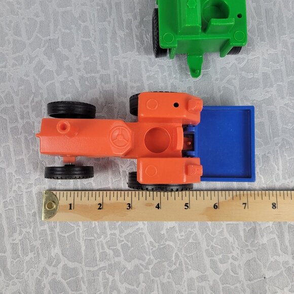 Vintage Plasto-Bambola Denmark Plastic Tractor And Trailer - Picture 5 of 8